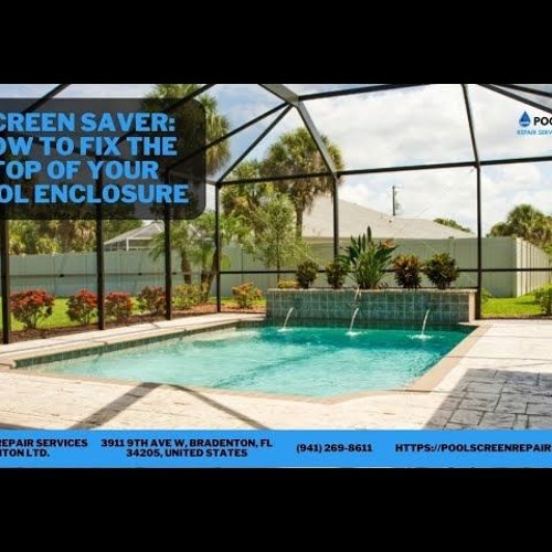 Stream Screen Saver How To Fix The Top Of Your Pool Enclosure by Pool