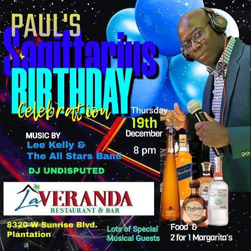 Paul Bday La Veranda Dec 19th 2024 - AbhiEQ Undisputed Kwasi