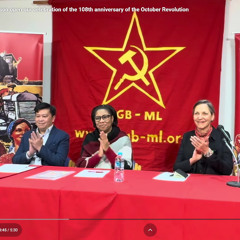 Joti Brar and Paul Robson open our celebration of the 108th anniversary of the Great October Revolution