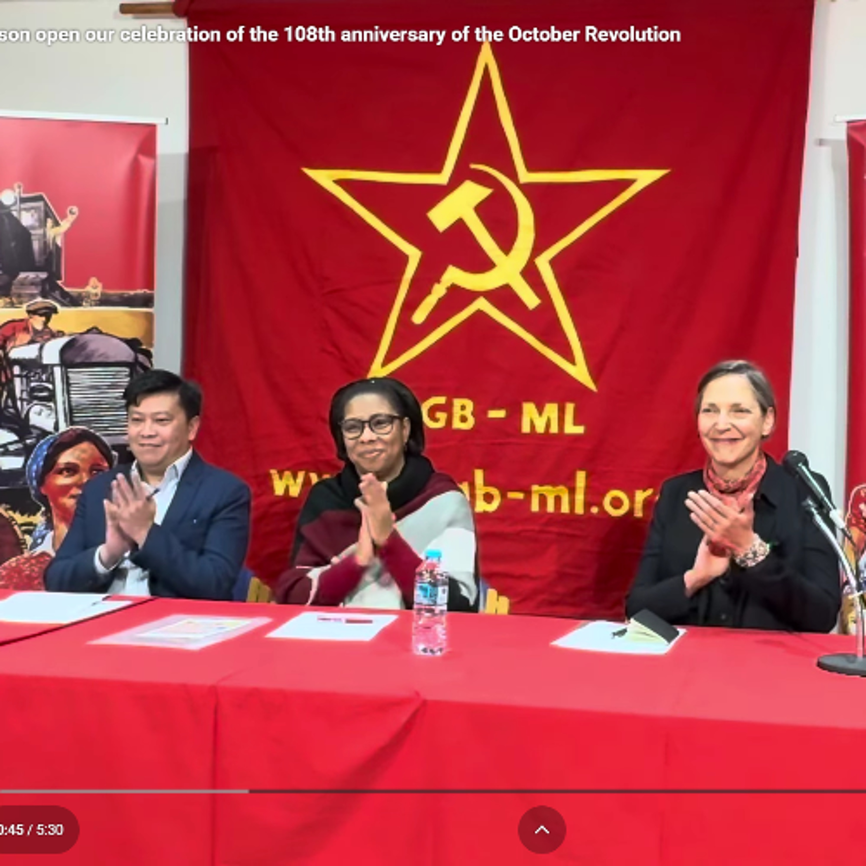 Joti Brar and Paul Robson open our celebration of the 108th anniversary of the Great October Revolution