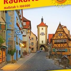 Romantisches Franken: Radkarte mit Ausflugszielen. Einkehr- & Freizeittipps. wetterfest. reissfest