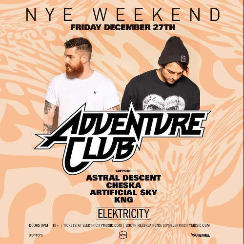 support for adventure club nye weekend 12/27/24