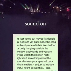 watchin-london-night[end of time](lying backwards, half of yr body hangin outside the window)ambient