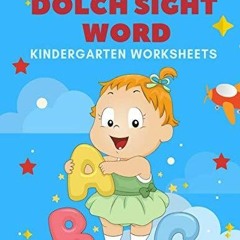 PDF Dolch Sight Word Kindergarten Worksheets: Teach your child to read and learn