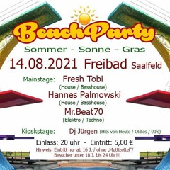 FreshTobi Live @ Freibad Saalfeld 14.08.2021