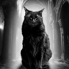 The Dark Cat meditates