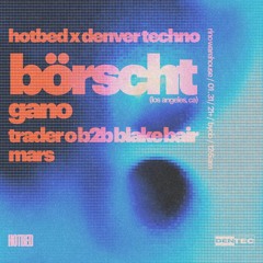 LIVE Opening Set for Börscht