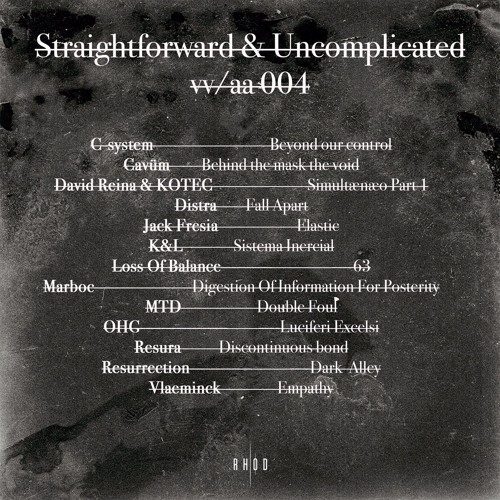Preview // Rhod Records - VVAA 004