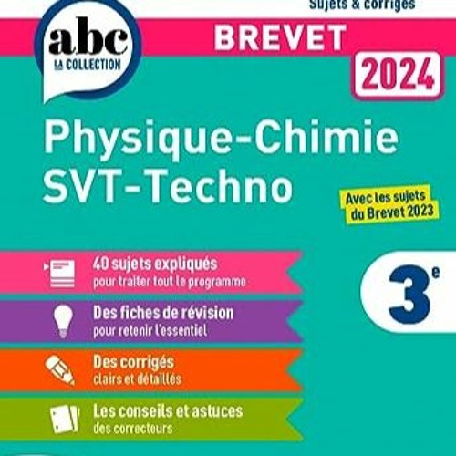 Stream Télécharger le PDF Annales Brevet Physique Chimie SVT Techno