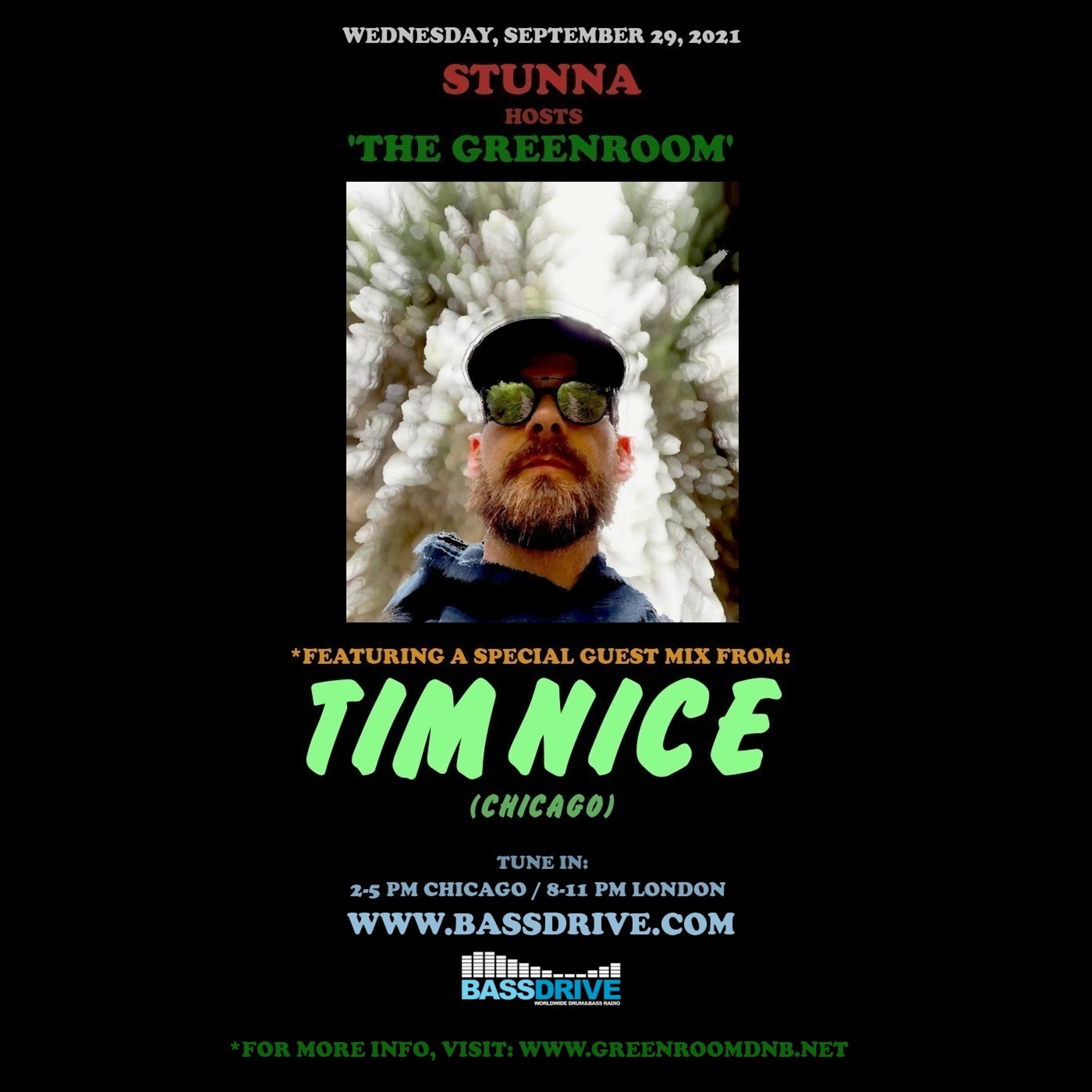 STUNNA Hosts THE GREENROOM with TIM NICE Guest Mix September 29 2021 episode artwork