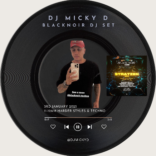 Blacknoir 3rd January 2025 | Dj Set | HarderStyles & Techno | MD56