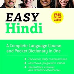 Read PDF EBOOK EPUB KINDLE Easy Hindi: A Complete Language Course and Pocket Dictiona