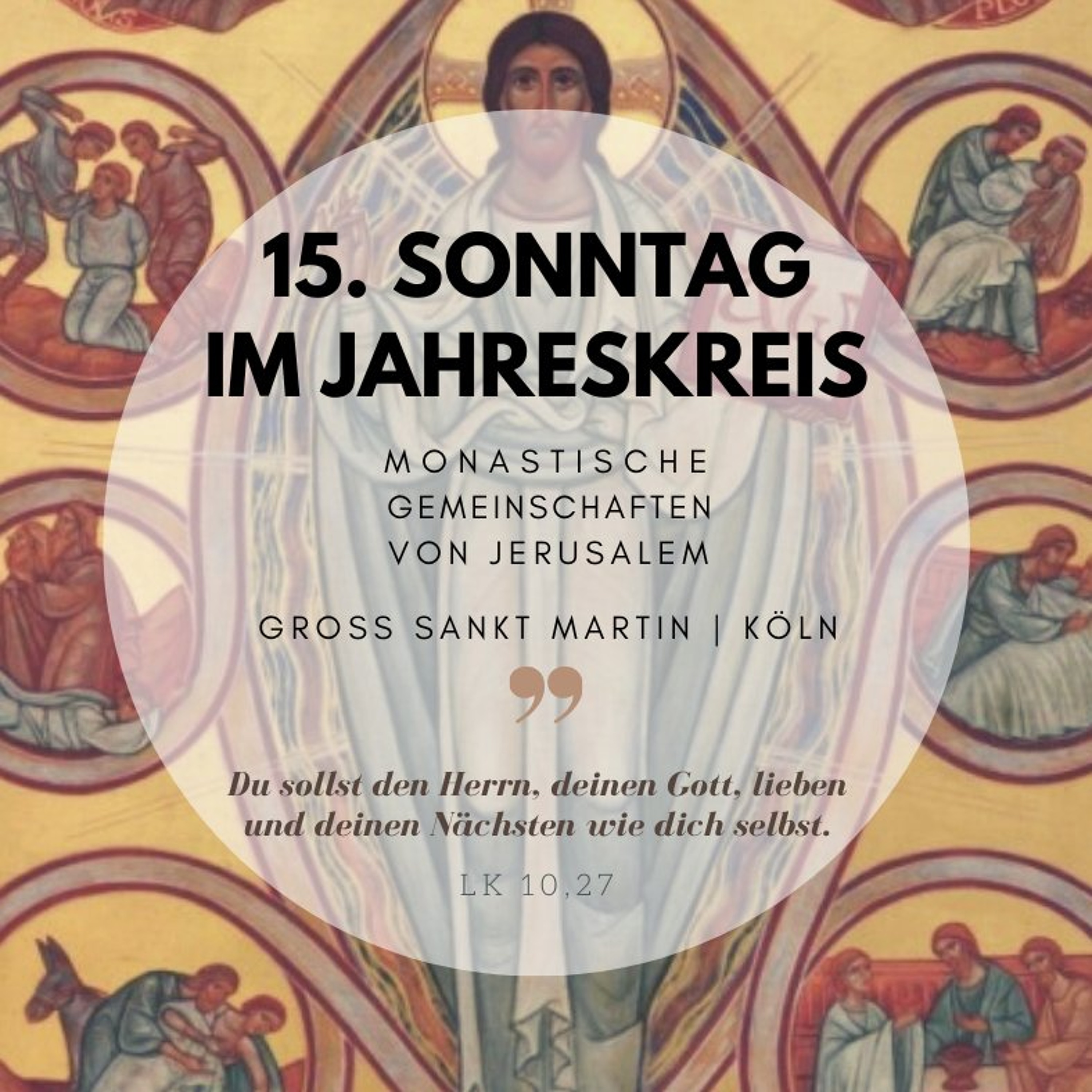 Wortgottesdienst inkl. Predigt (Pfr. Matthias Schnegg) | 12.7.26 | 15. So. im Jahreskreis | Jerusalemgemeinschaften episode artwork