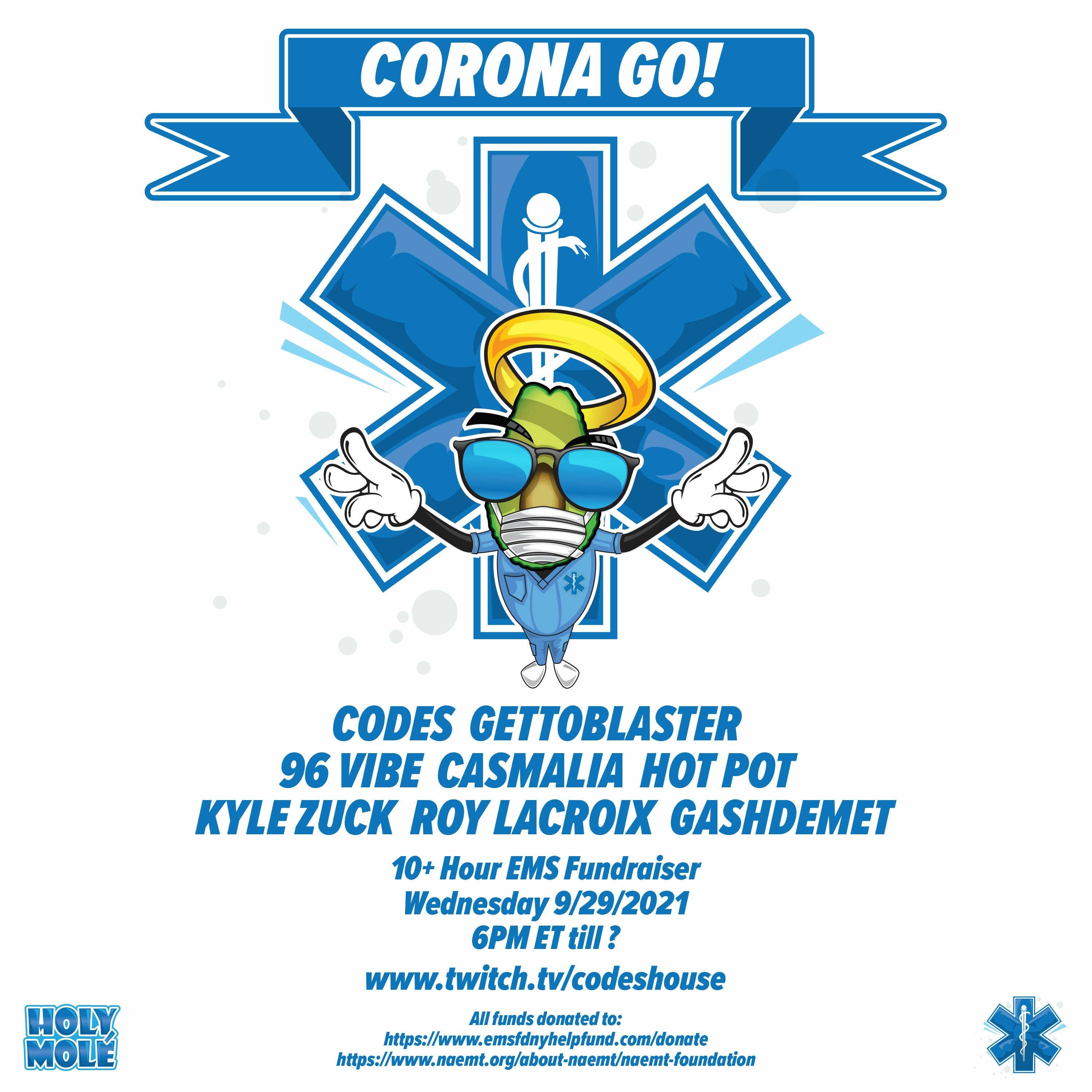 96 Vibe - live @ Corona Go! EMS Fundraiser [Holy Molé] episode artwork