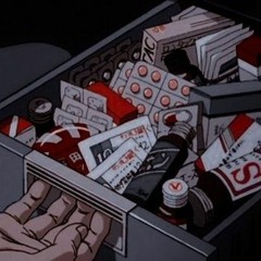 taking drugs from my grandmas kitchen table x veryolddog