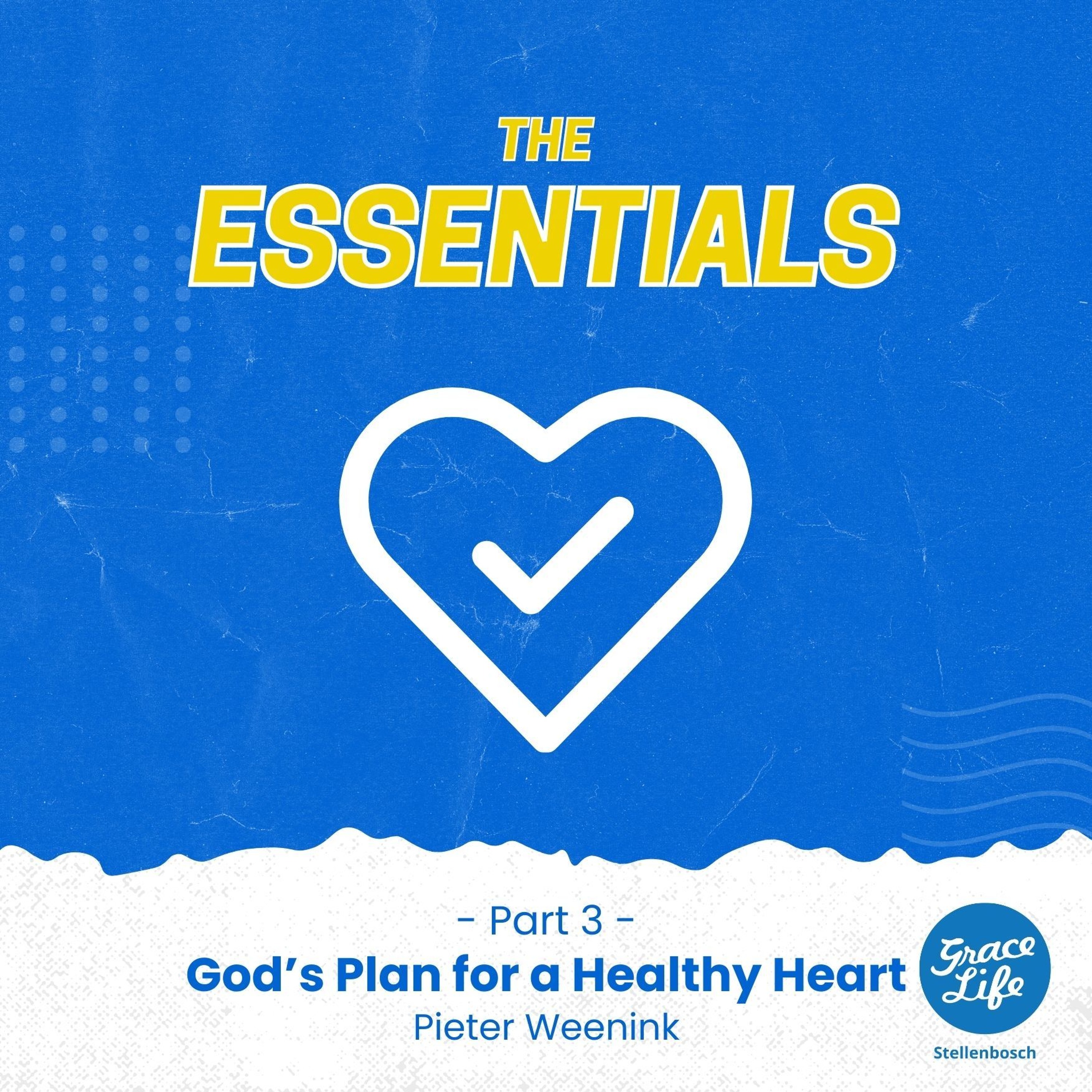 The Essentials - Part 3 - God's Plan For A Healthy Heart - Pieter Weenink(Stellenbosch)