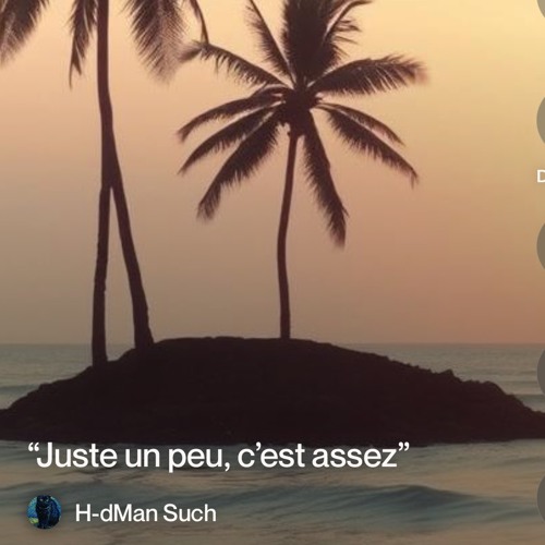 “juste un peu, c’est assez”  2