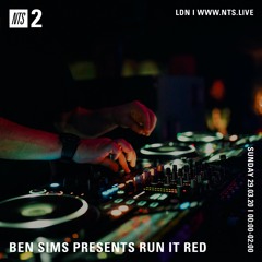 BEN SIMS pres RUN IT RED 63. March 2020