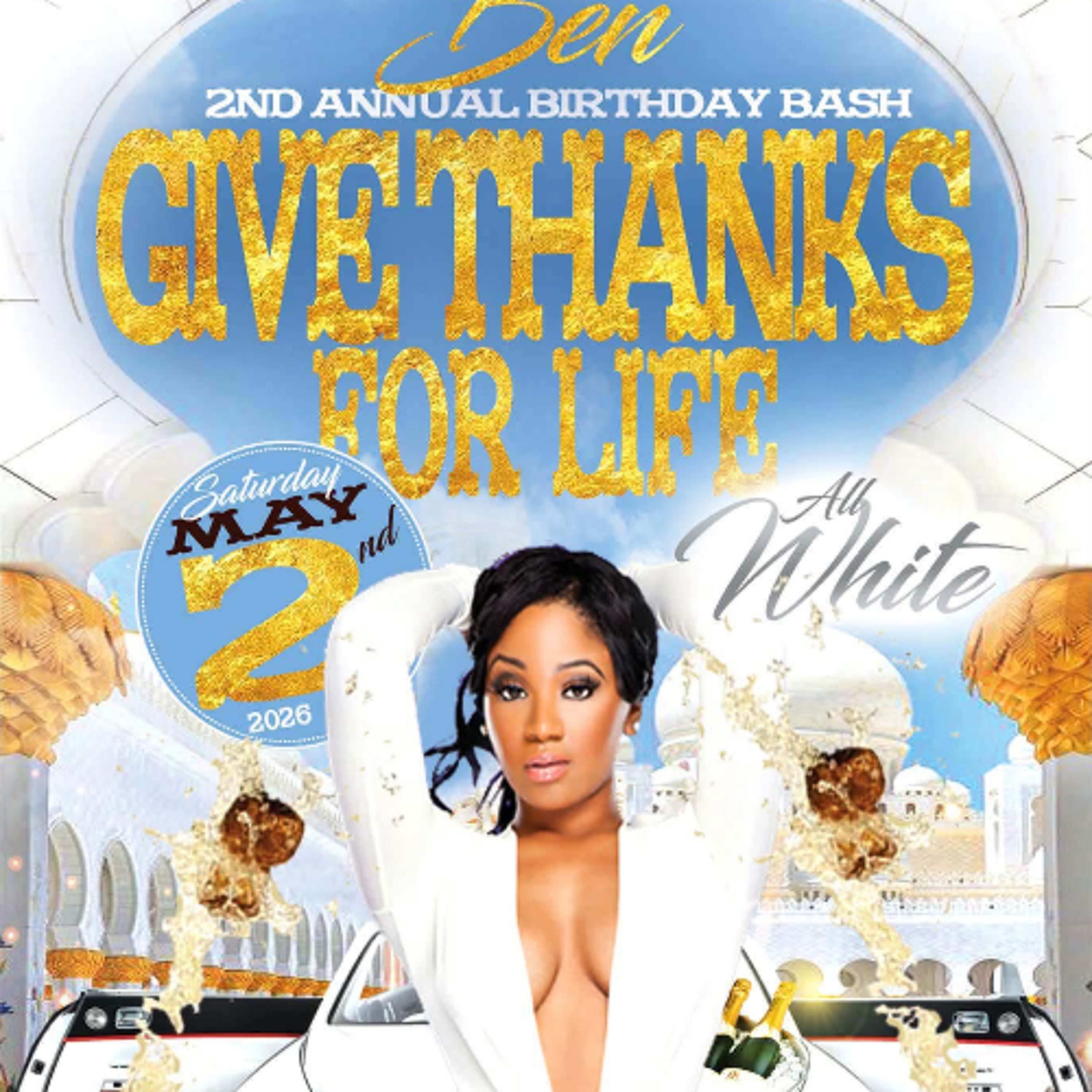 BEN BIRTHDAY BASH GIVE THANKS FOR LIFE ALL WHITE MUSIC BY TNL PUDDU BLACK INFLUENCE STYLISH AFRIKAN VYBZ MIXX MASTA PRINCE episode artwork