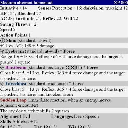 Stream Monster Stat Block Template 5e from Liz Johnson | Listen online