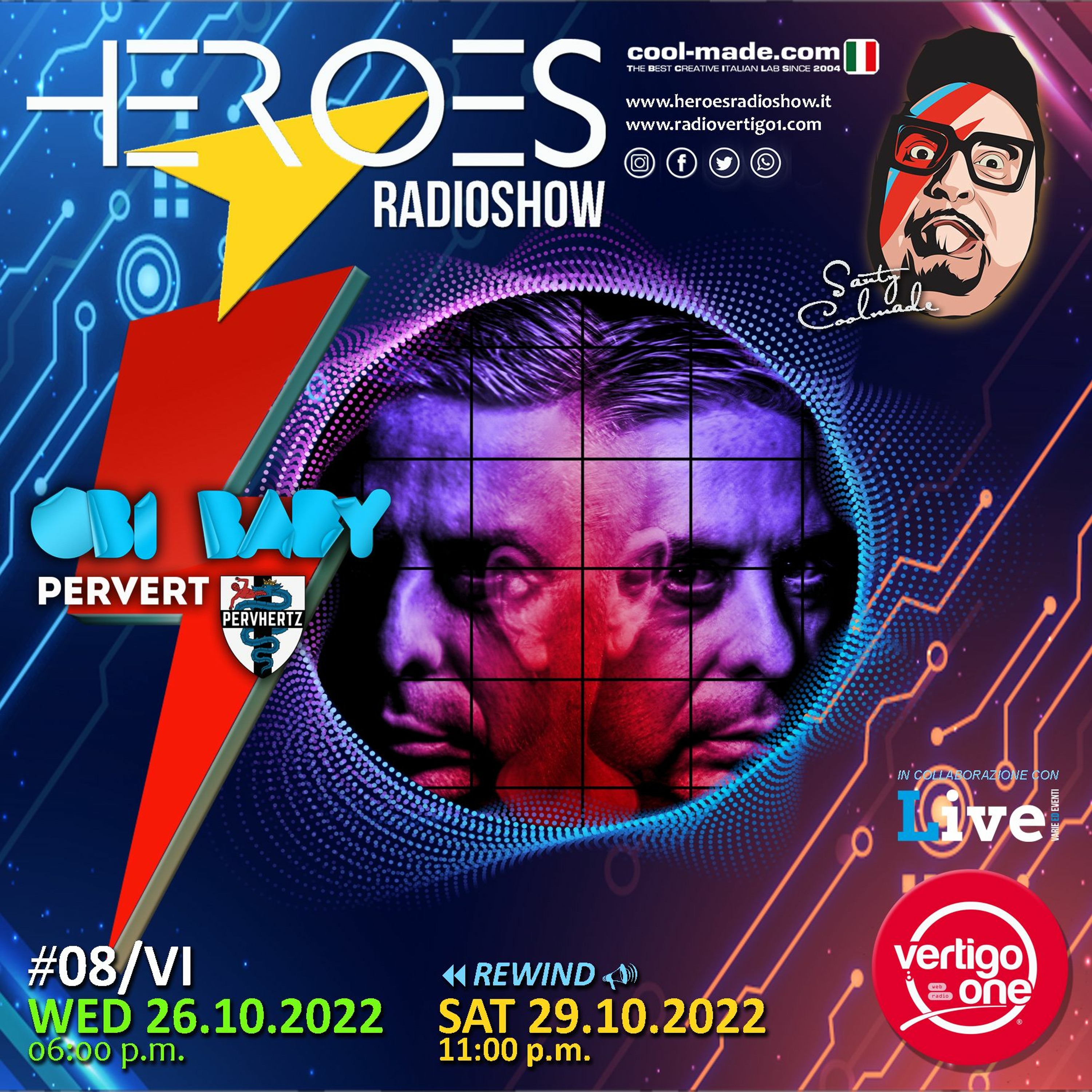 #08/2022-23> HEROES RadioShow - Special Guest OBIBABY episode artwork