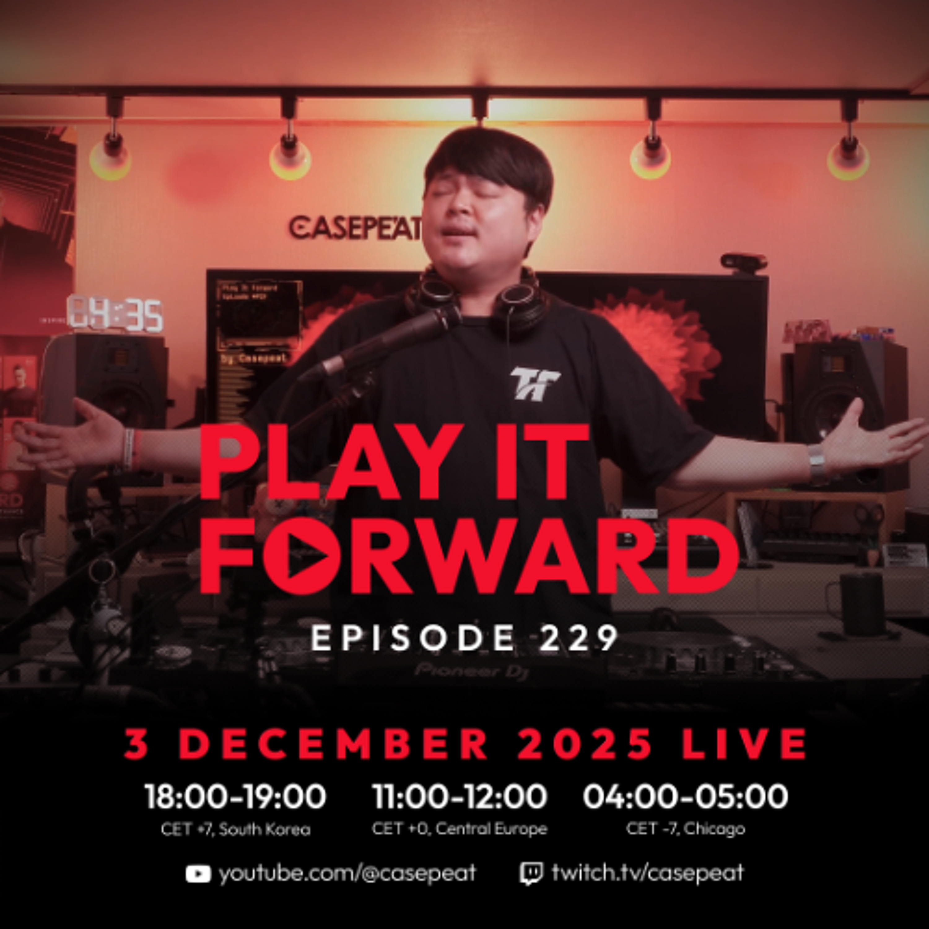 Play It Forward Ep. 229 [Trance & Progressive] by Casepeat - 12/03/25 LIVE episode artwork