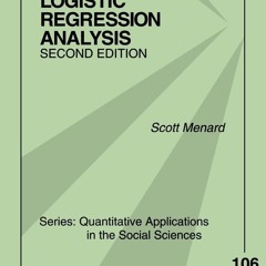 [❤ PDF ⚡]  Applied Logistic Regression Analysis (Quantitative Applicat
