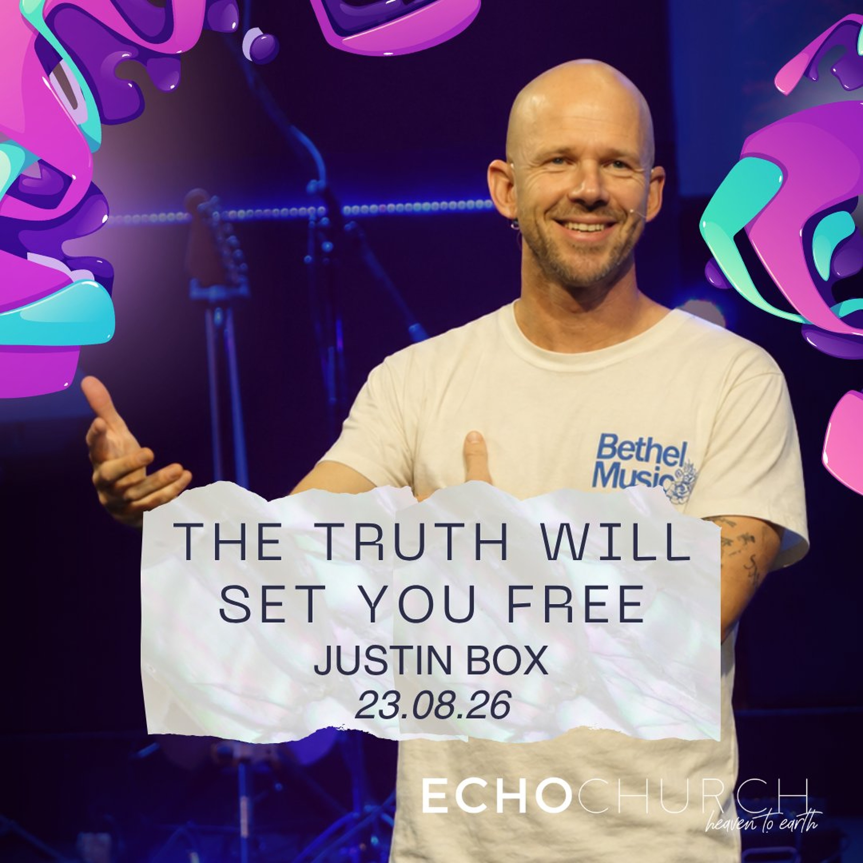 The Truth Will Set You Free. Justin Box / 23.08.26 episode artwork