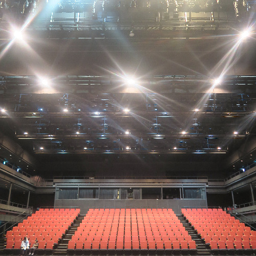 Recording at YCAM STUDIO A