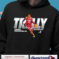 Latrell Wrightsell Jr. Alabama Crimson Tide basketball player Trilly logo shirt