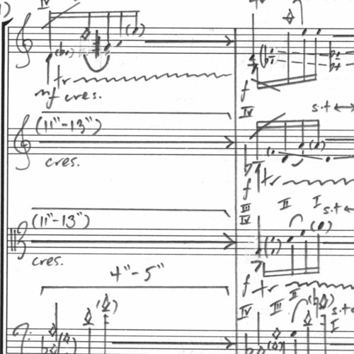 copse (2024) - for string quartet