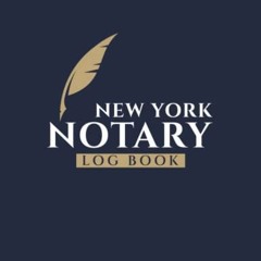 [PDF] Download New York Notary Log Book: Journal for Keeping a Record of Notarial Acts - Notary Jo