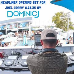 Dominic J Live Opening Set for Joel Corry at Headliner 8.24.25