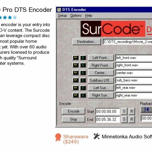 Stream SurCode CD DVD Pro DTS Encoder 1.0.21.rar LINK from Basotabaatzz |  Listen online for free on SoundCloud