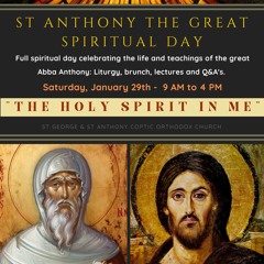 St Anthony spiritual day, the spirit of discernment, Fr Anthony Mourad (Jan 29 2022)