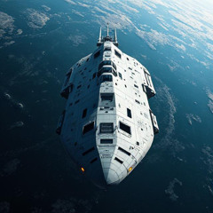 Spacecraft Flyby (creative commons - free)