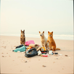 Trash on the Beach