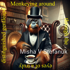 Monkeying around through the eyes of a sitinguished gentleape