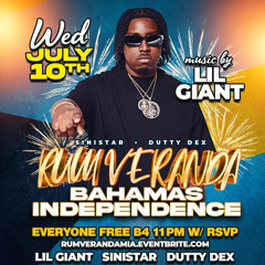 LIL GIANT AT RUM VERANDA (FT LAUDERDALE,FLORIDA) JULY 10TH (