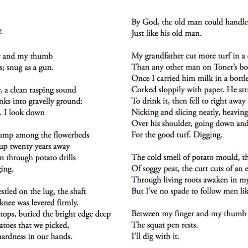 66 Digging by Seamus Heaney