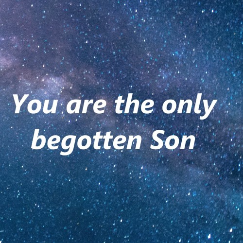 You are the only begotten Son