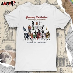 Official Fantasy initiative conquest and tournament battle of champions drawing t-shirt