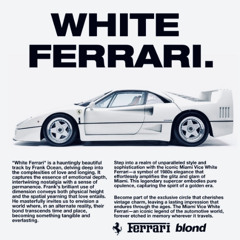 White Ferrari