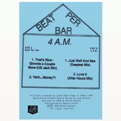 Beat Per Bar - Yahh...Money?! (MS05)