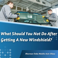 What Should You Not Do After Getting A New Windshield?