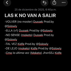 VOLVER (no master) Dussek Prod.by @Sslowly