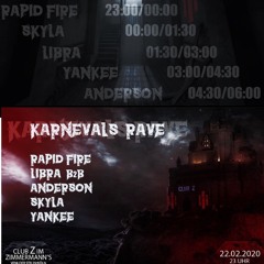 BassIIIsk Karneval‘s Rave 2020||@ClubZimmermanns||22.02.20 (155BPM)