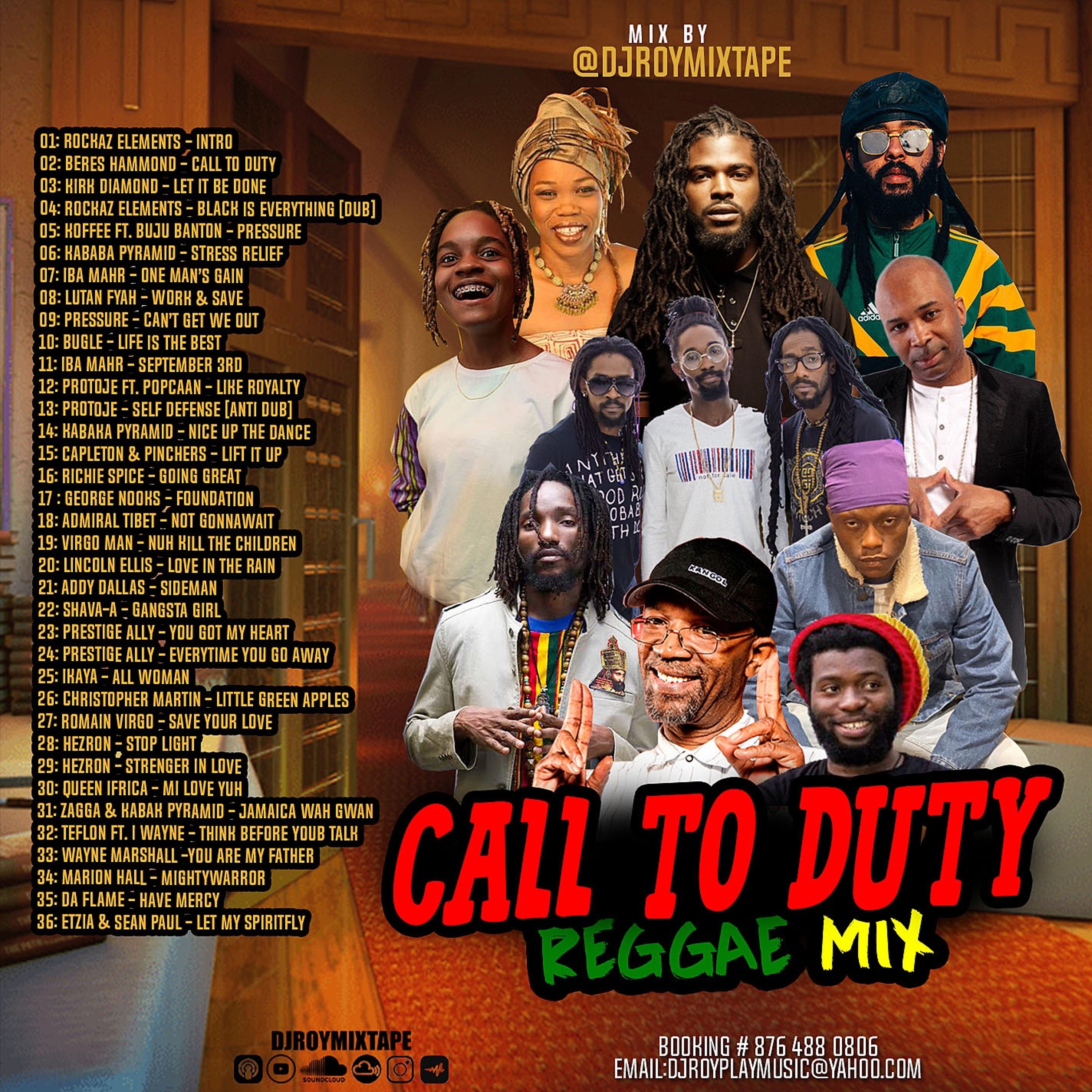DJ ROY PRESENTS CALL TO DUTY REGGAE MIX [OCT 2020]