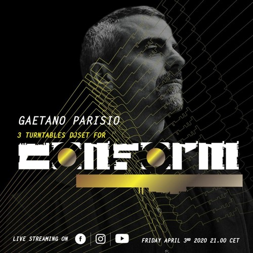 Gaetano Parisio 3 Tourntables DJ Set For Conform Records from Ample5 Studio Barcelona 03 04 2020