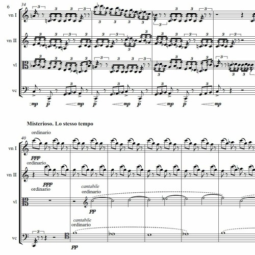 Pawel Strzelecki: 2. Energico [String Quartet No. 3 (2019)].